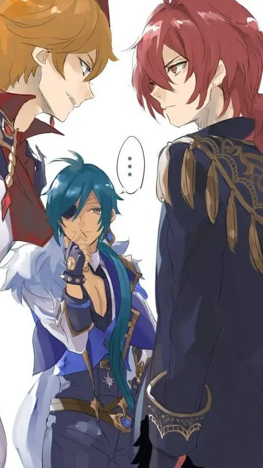 ai character: keaya x diluc  background