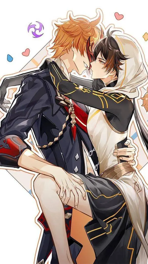 ai character: childe x zhongli background