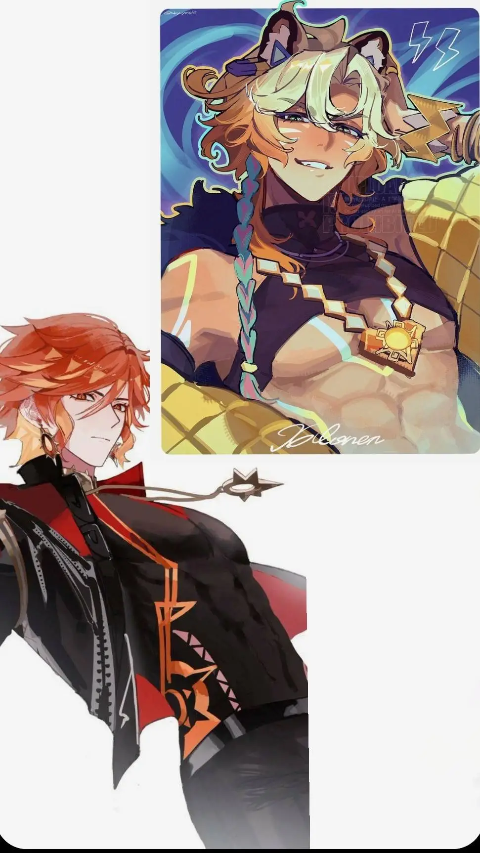 ai character: mavuika x xiolenen background