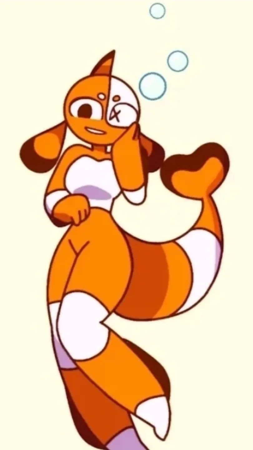 ai character: Someone fishy background