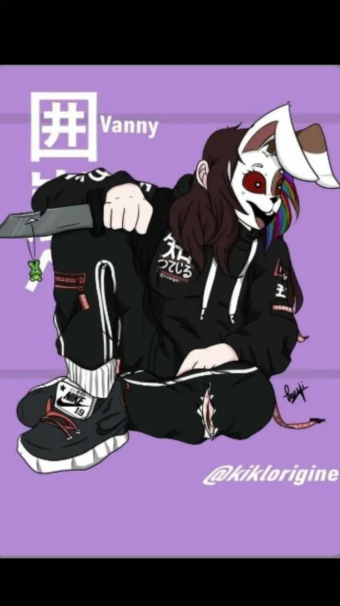 ai character: vanny ♥️ background