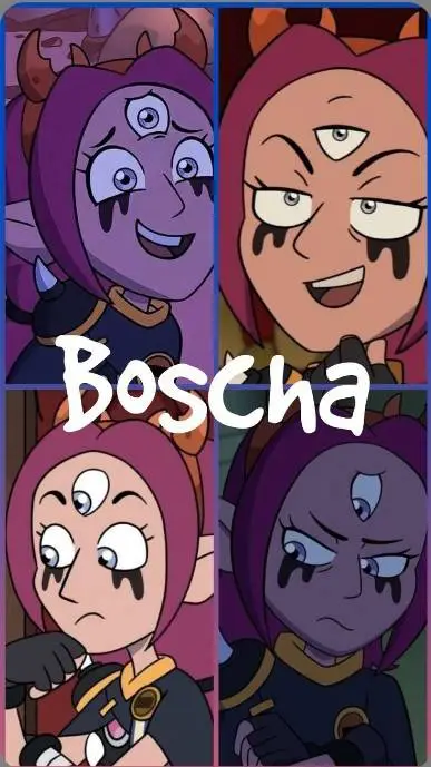 ai character: boscha ♥️ background