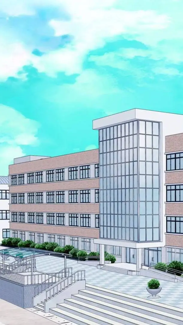 ai character: escuela ♥️ background