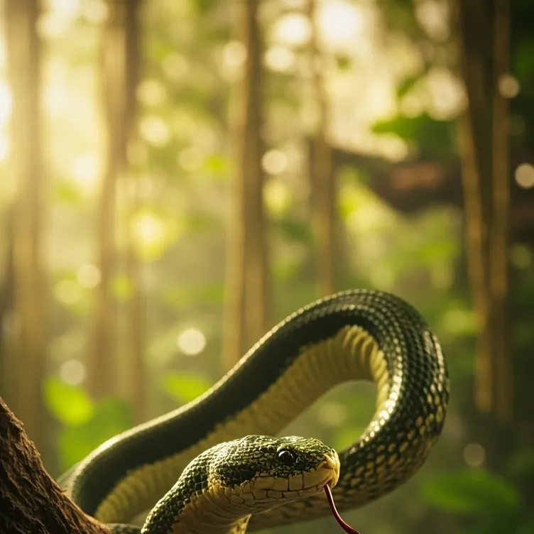 chat with ai character: Snake mating seaso
