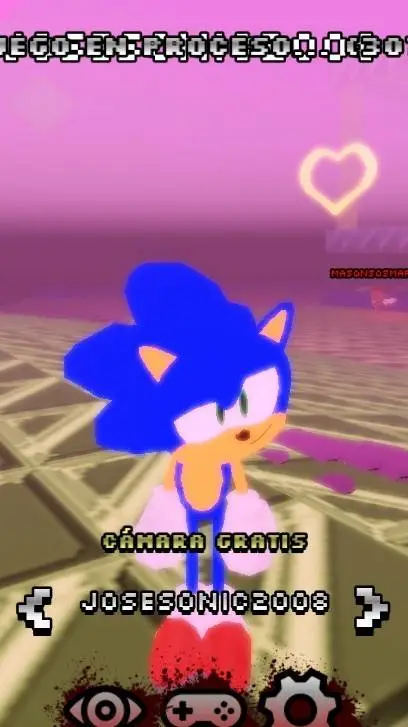 ai character: Sonicexenooo background