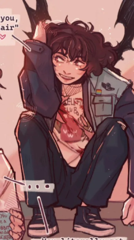 ai character: Steddie  background