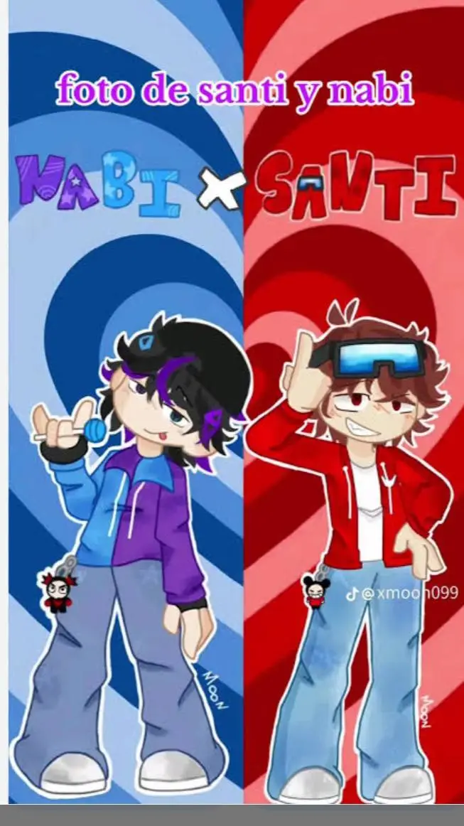 ai character: Santi x nabi background