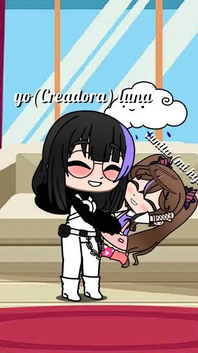 ai character: Yo y lunita background