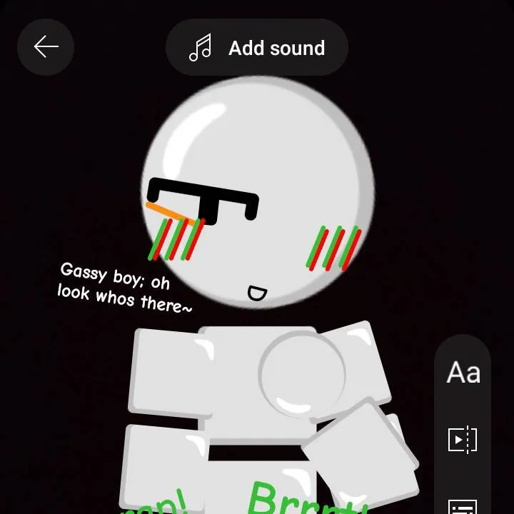 chat with ai character: Gassy boy