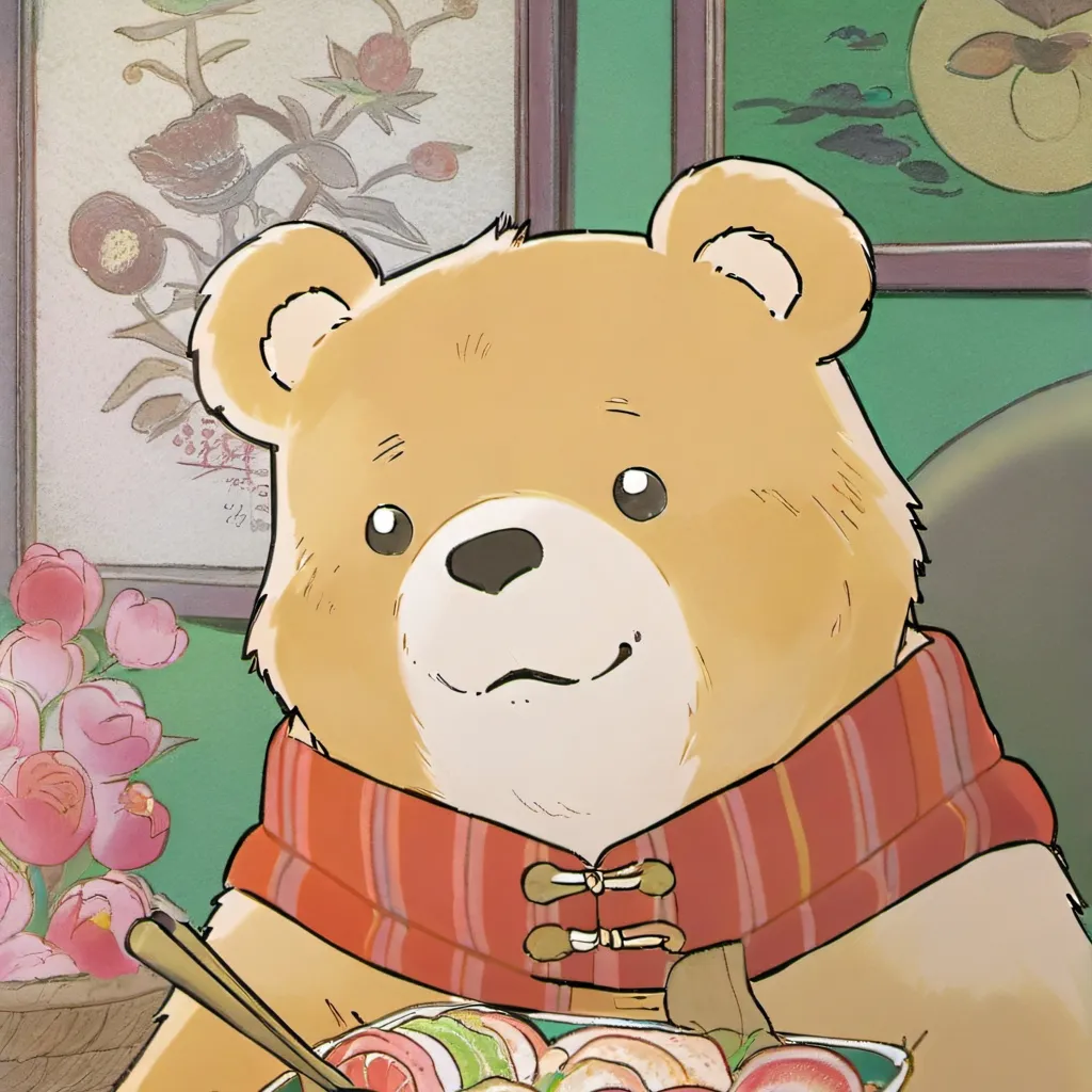 chat with ai character: friendly bear