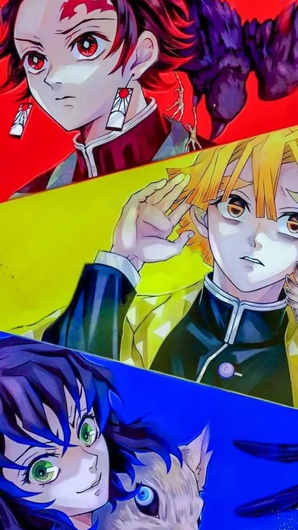 ai character: kny trio background
