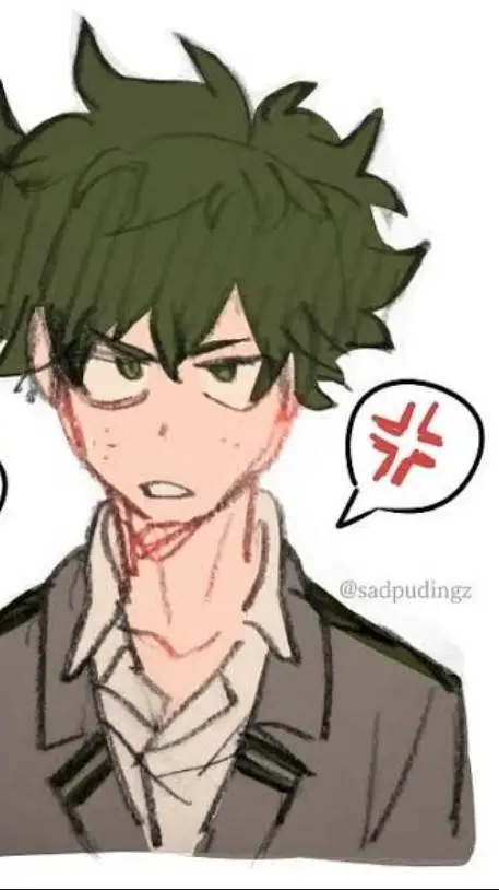 ai character: MHA but Deku's MAD background