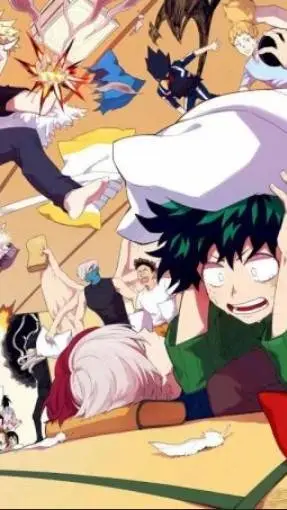 ai character: MHA SLEEPOVER!!  background