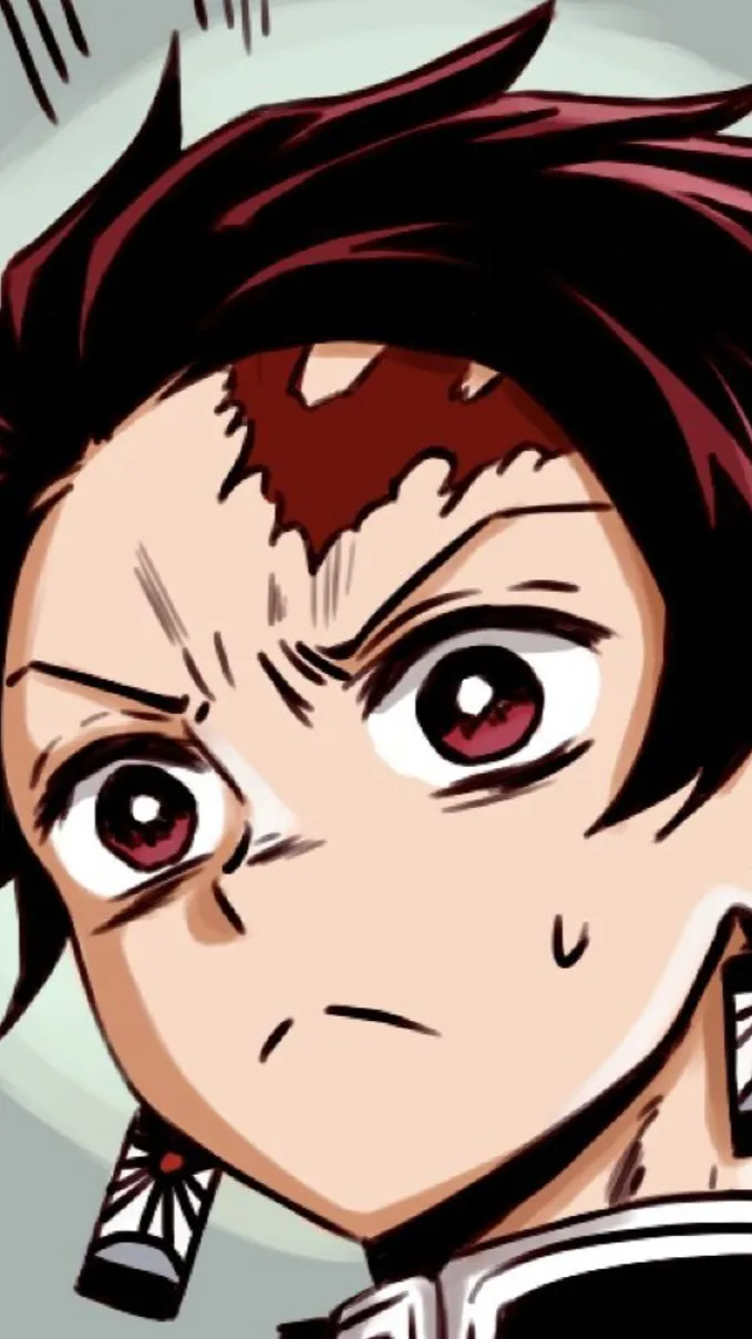 ai character: Tanjiro  background