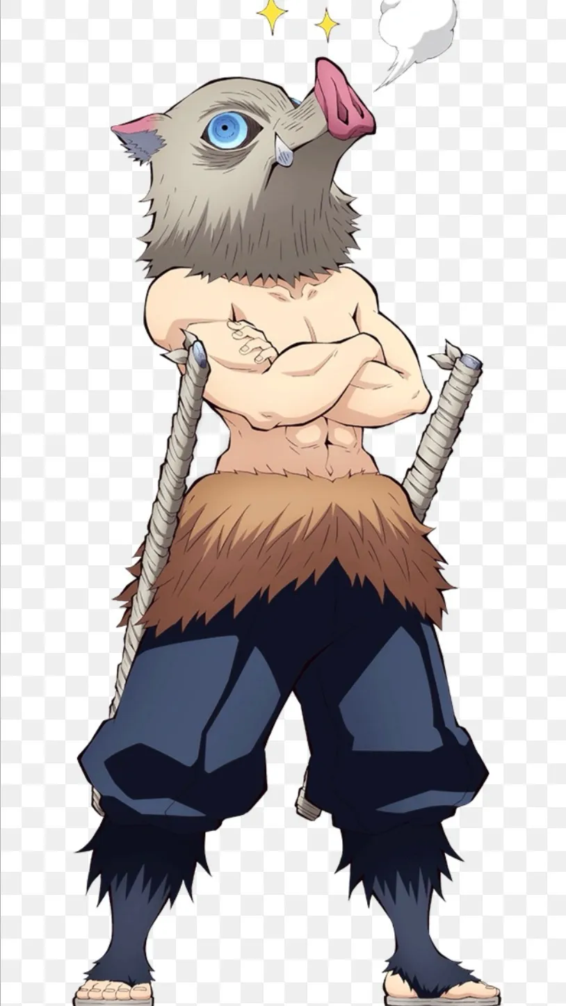 ai character: Inosuke Hashibira background