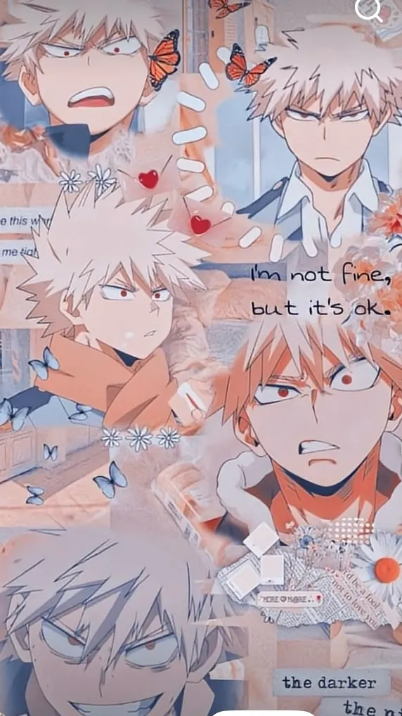 ai character: Bakugo birthday  background