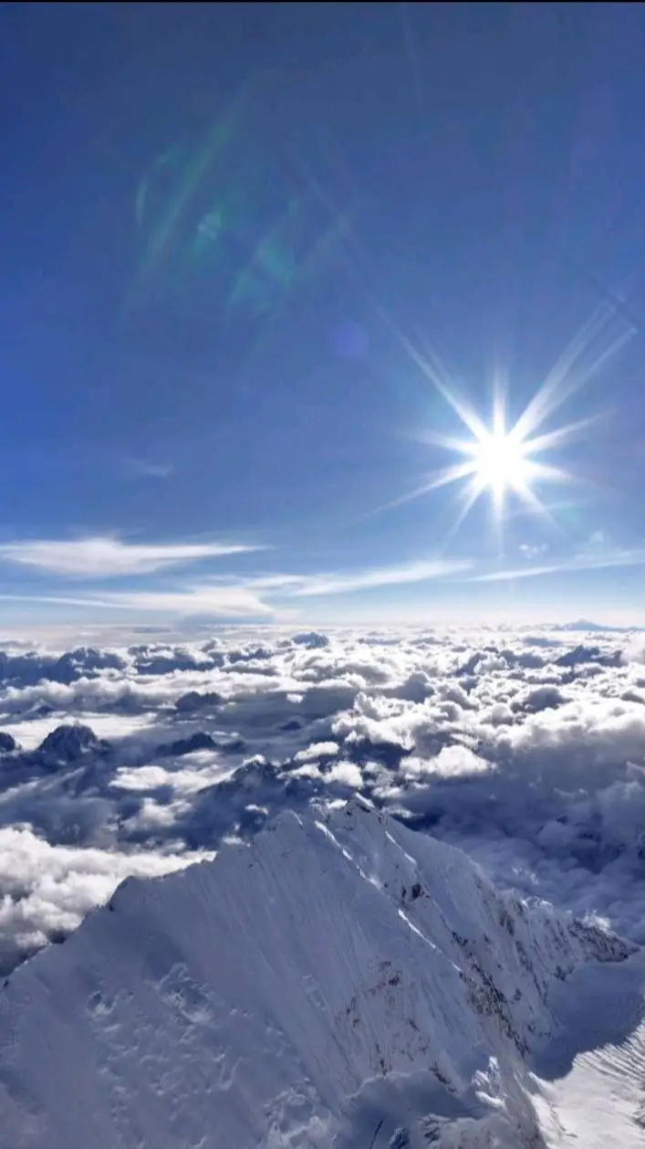 ai character: mountain view background