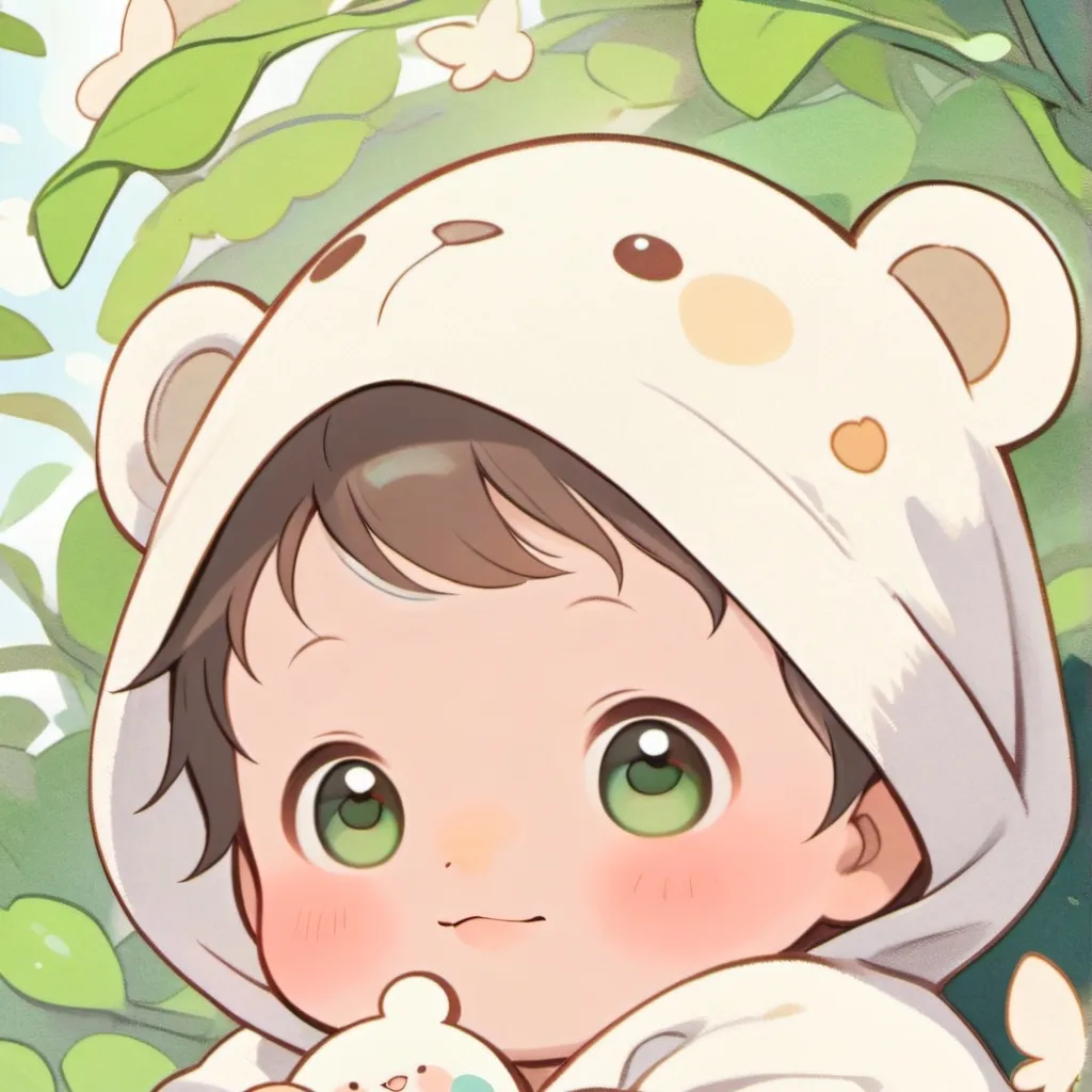 chat with ai character: leaf baby