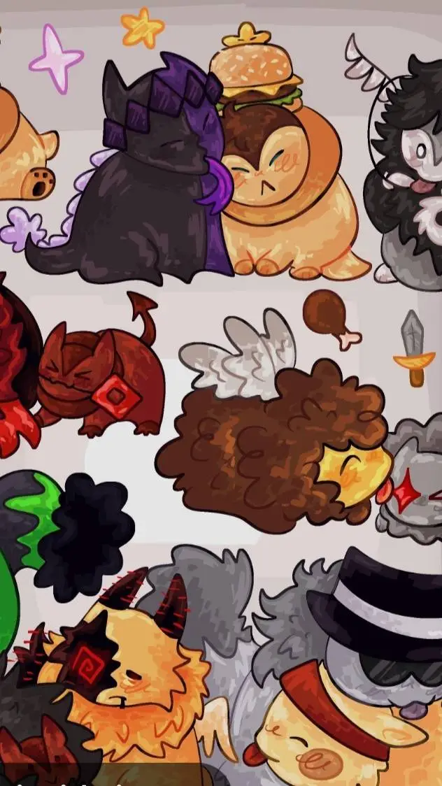 ai character: forsaken critters♡ background