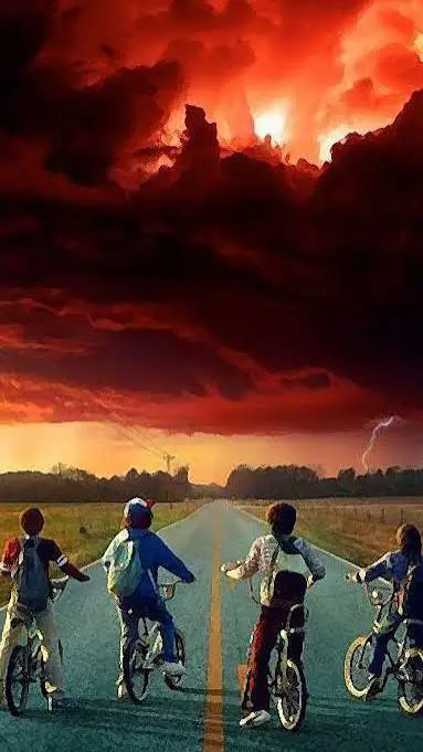 ai character: Stranger things background