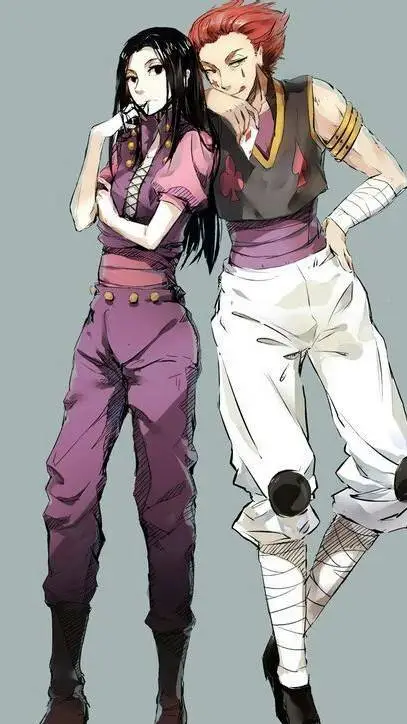 ai character: hisoka ×illumi background