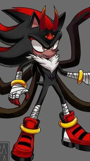 ai character: shadow T demonhog background