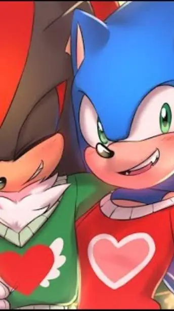 ai character: sonadow CHRISTMAS background