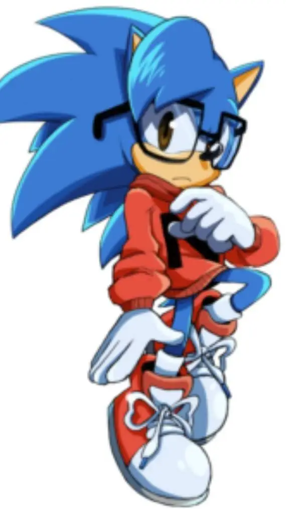 ai character: sonic high school background