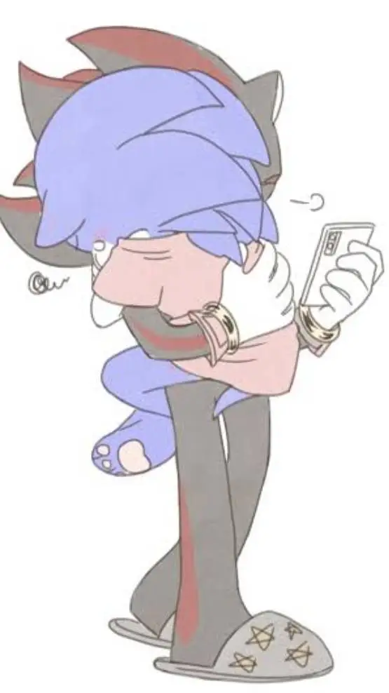 ai character: Gerald made sonic  background