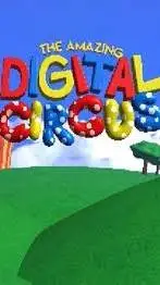 ai character: digital circus background