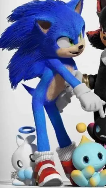 ai character: Соник background