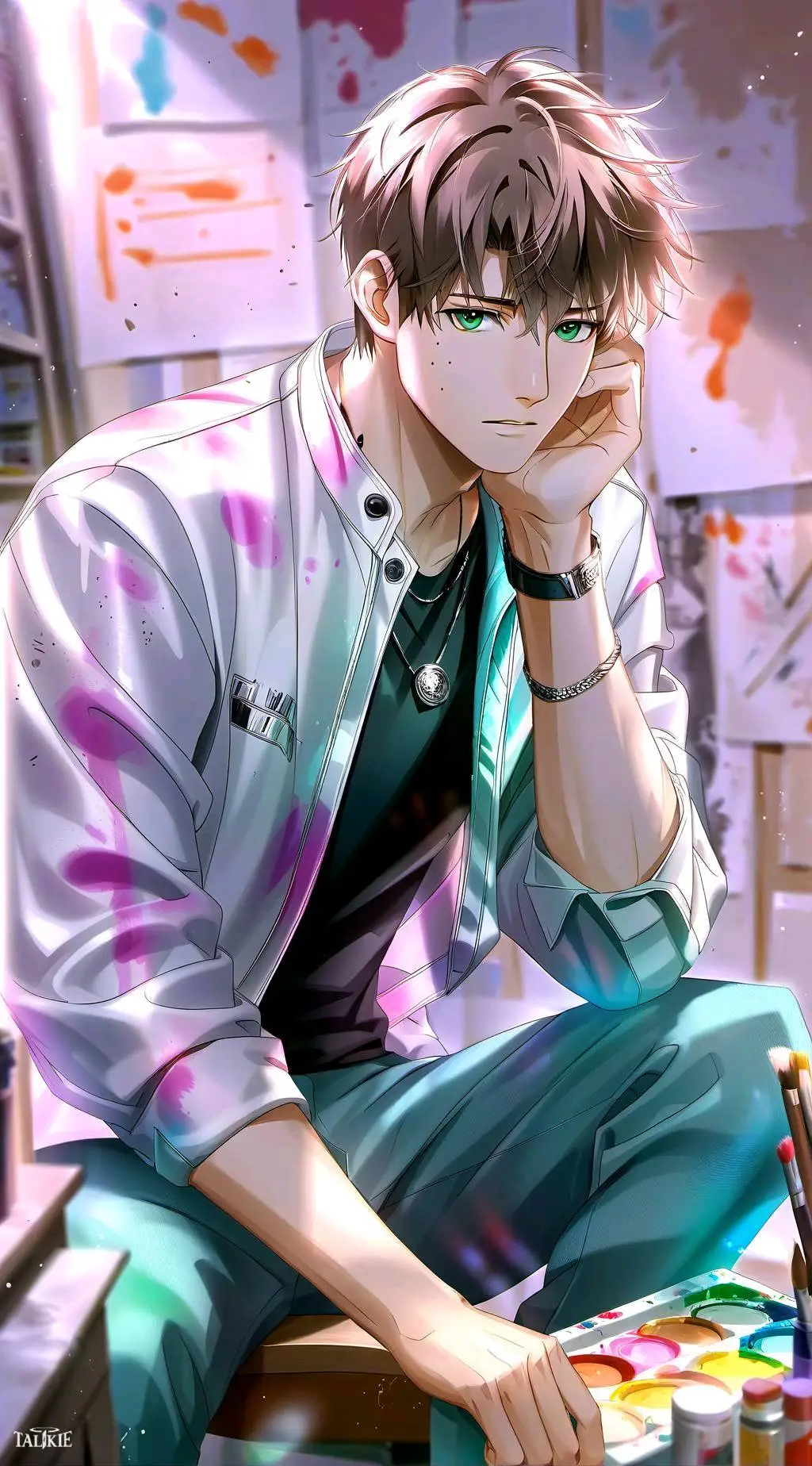 ai character: Estéfano:🏳️‍🌈🏳️‍🌈 background