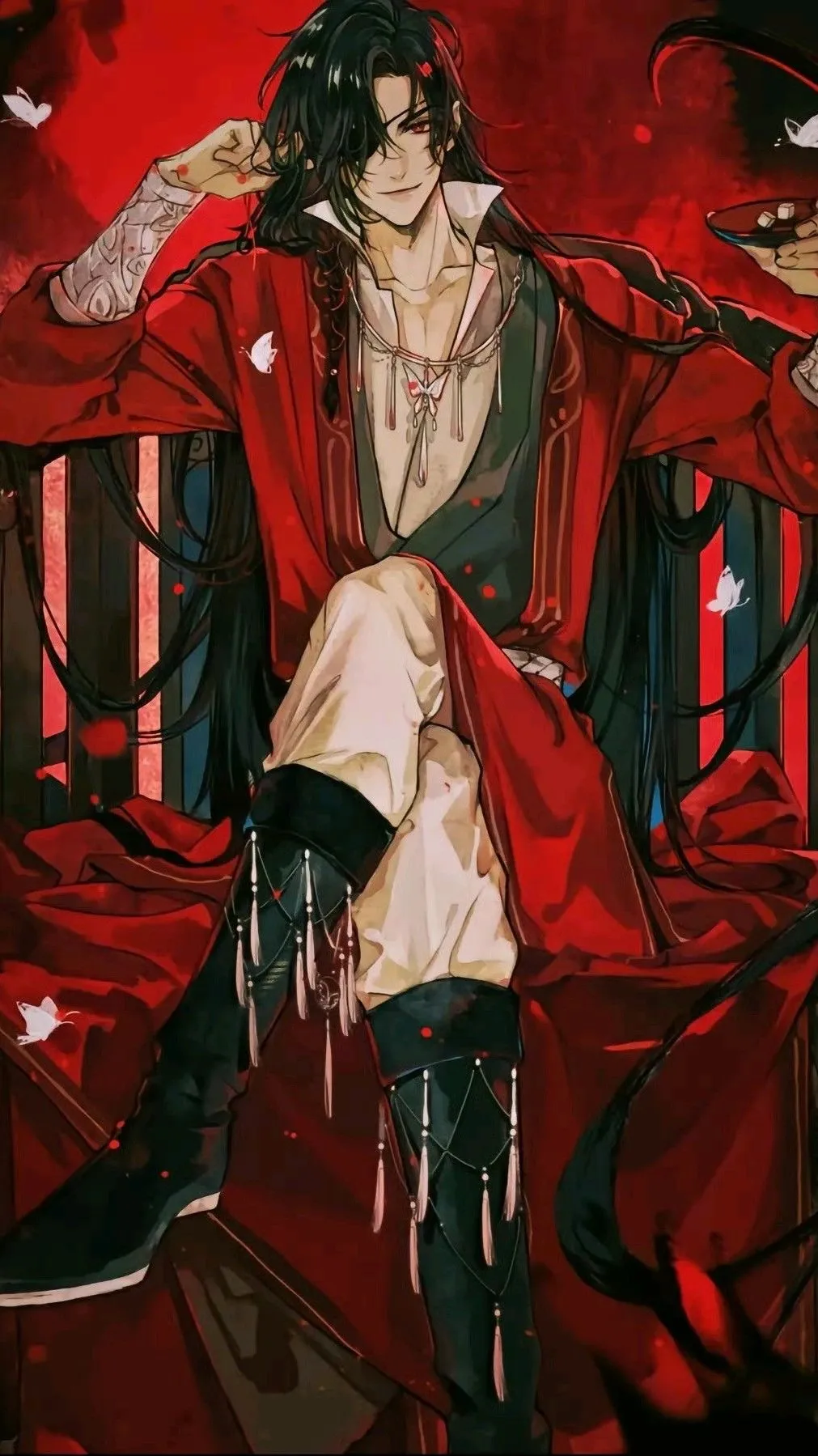 ai character: Hua cheng  background