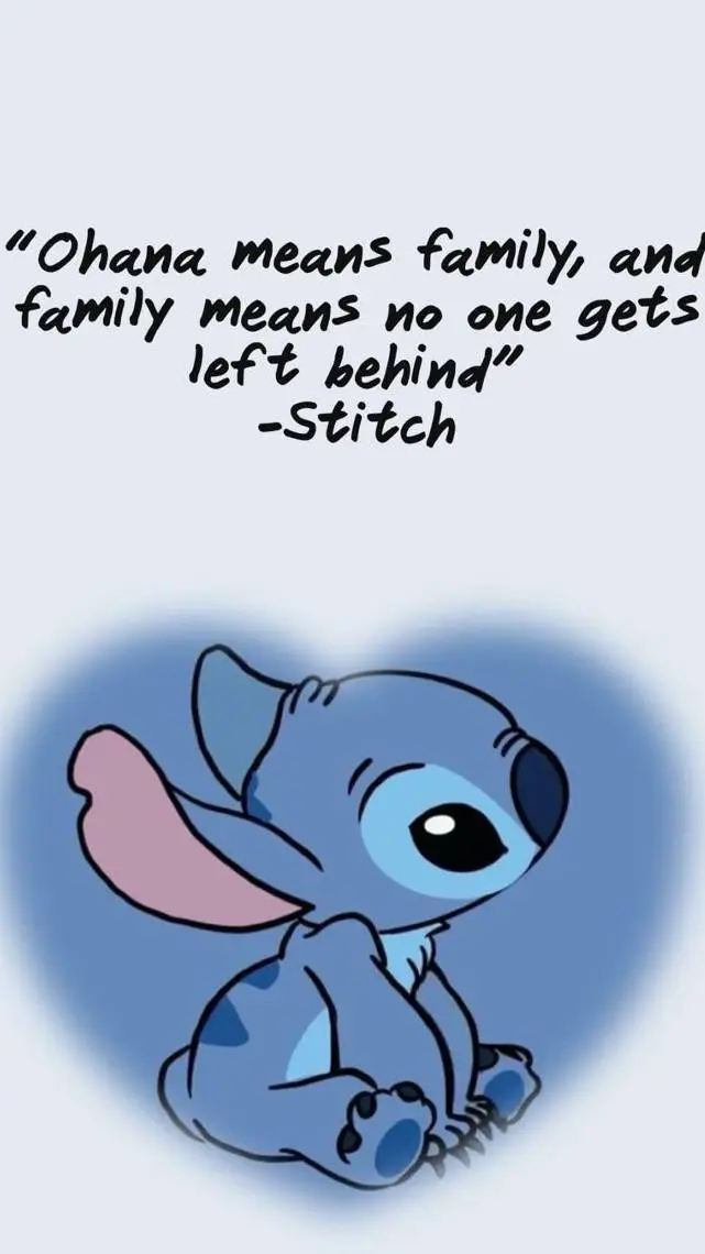 ai character: Stitch quotes!!  background
