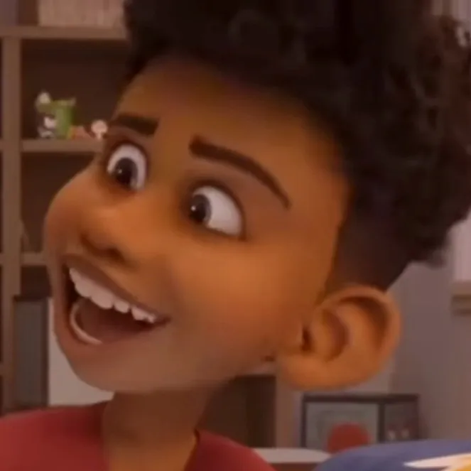 chat with ai character: chicken stars kid