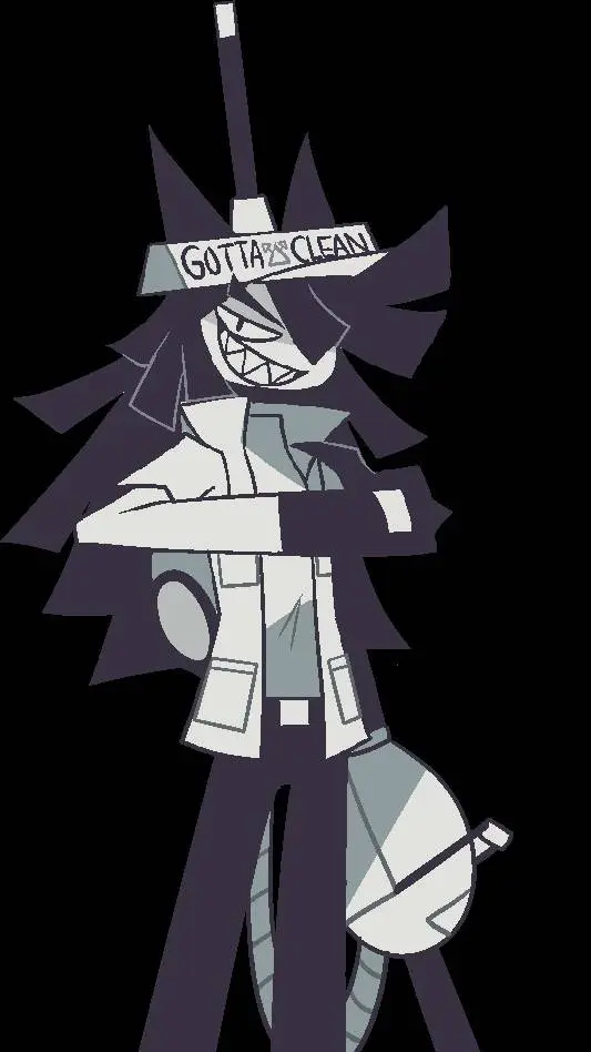 ai character: Mr broomire Fpe  background