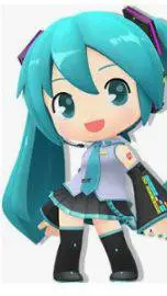 ai character: MIKU!!! >.<   background
