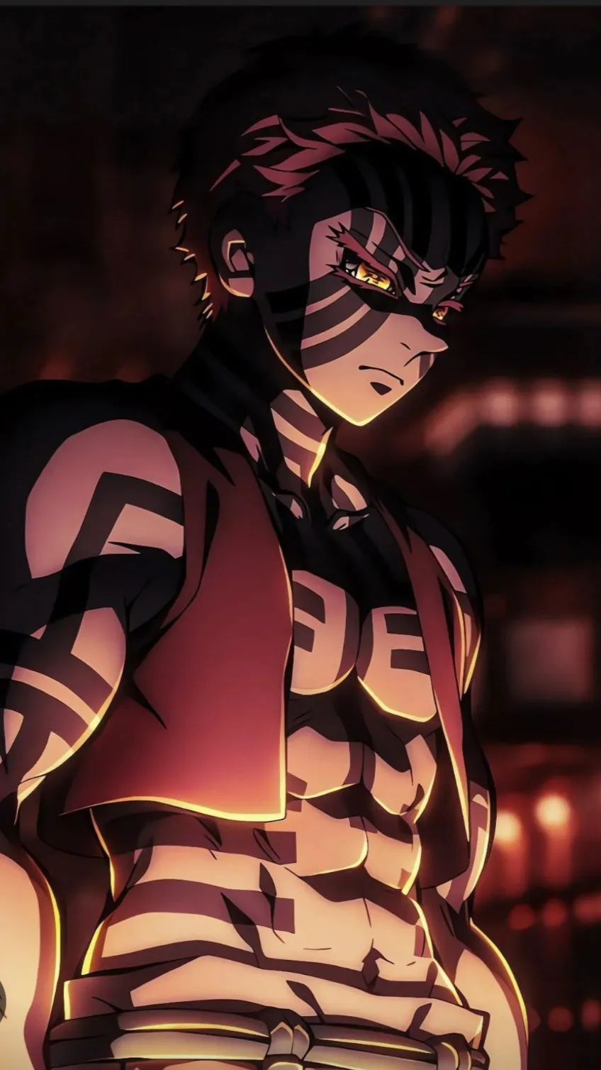 ai character: Akaza  background