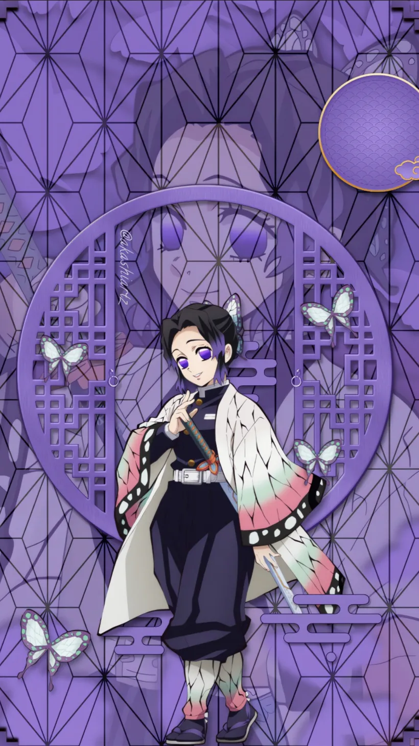 ai character: Shinobu 🦋￼ background