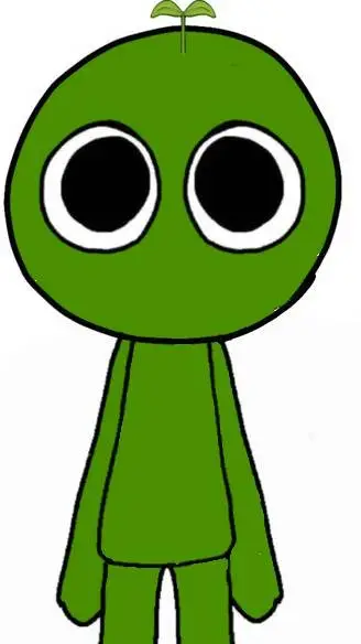 ai character: Leafy background