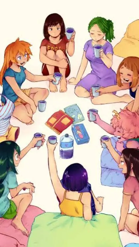 ai character: ~ mha sleepover ~ background