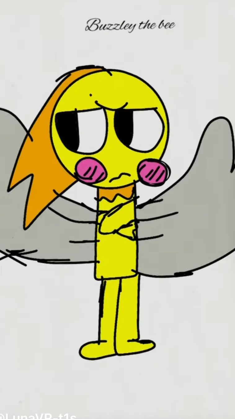ai character: Buzzley the bee background