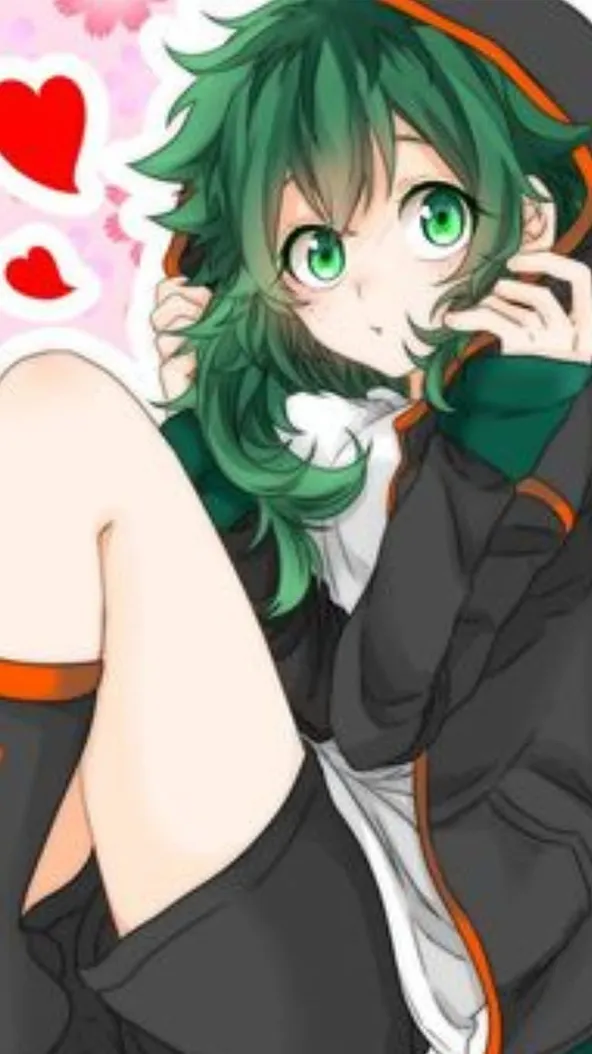 ai character: ꨄDeku lil sisꨄ background
