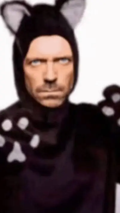 ai character: Dr house furro  background