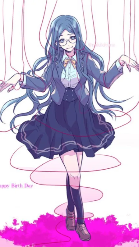 ai character: Tsumugi Shirogane background