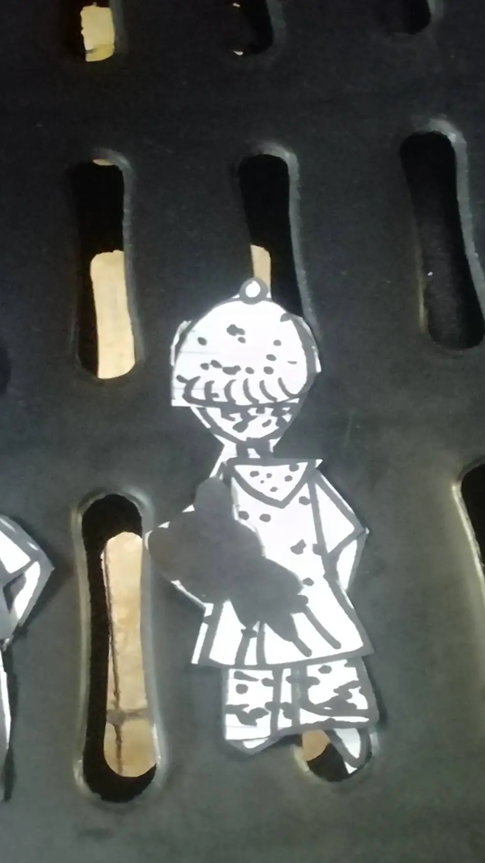 ai character: ⚪ background