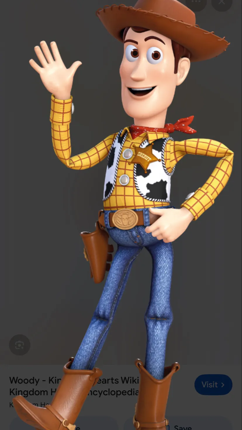 ai character: Woody background