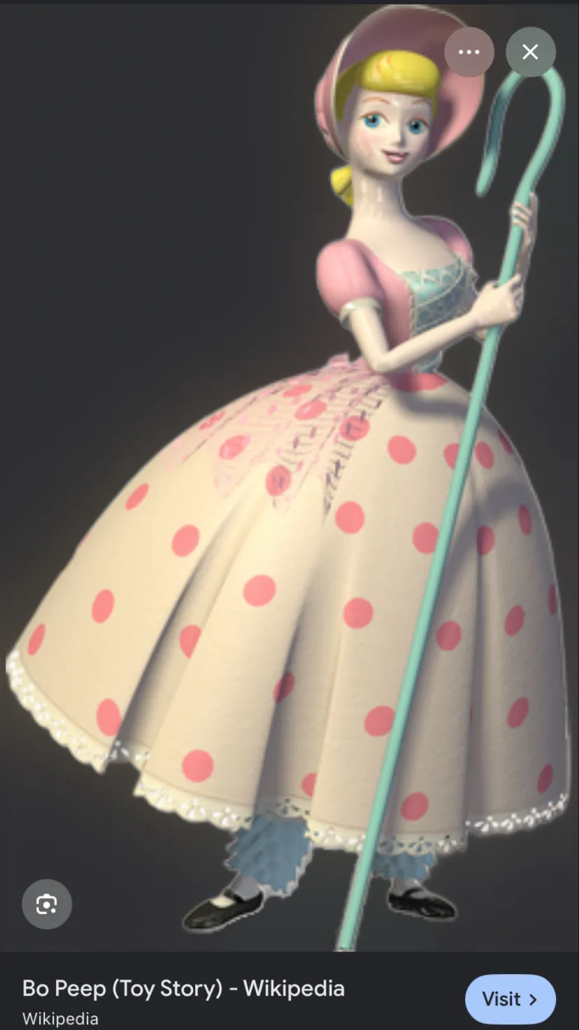 ai character: Bo peep background