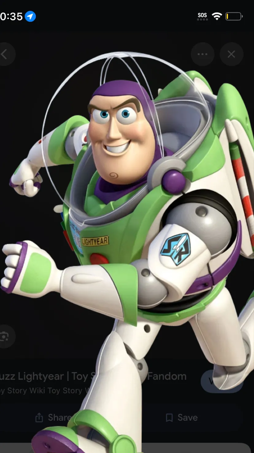 ai character: Buzz lightyear3.1 background
