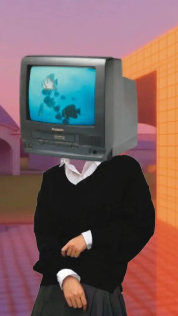 ai character: fï§ĥ fish tv head background